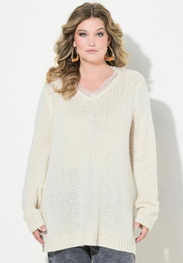 Длинный пуловер