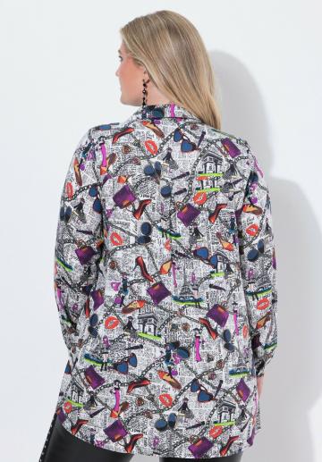 Длинная блузка