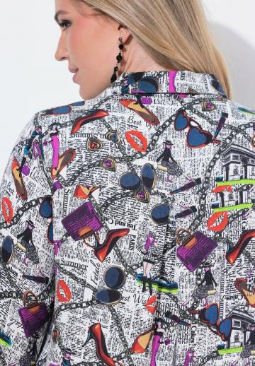 Длинная блузка