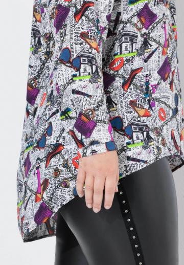 Длинная блузка