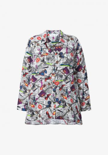 Длинная блузка