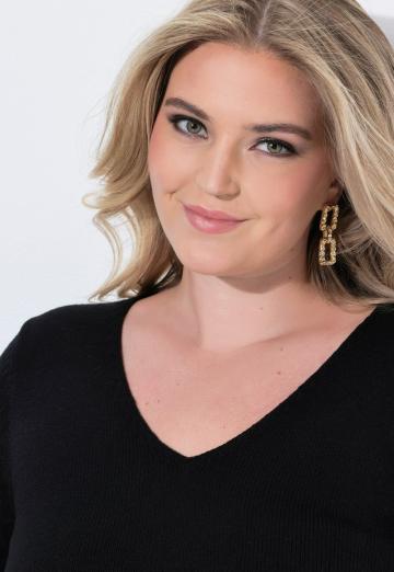 Длинный пуловер