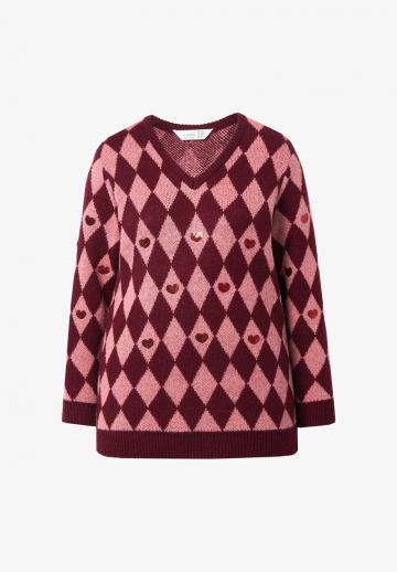 Длинный пуловер