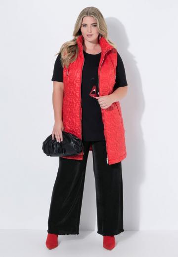 Длинный жилет