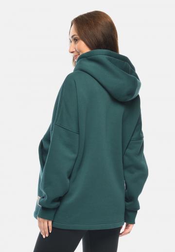 Пуловер с капюшоном