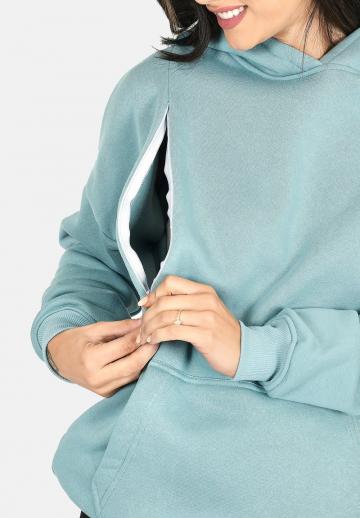 Пуловер с капюшоном