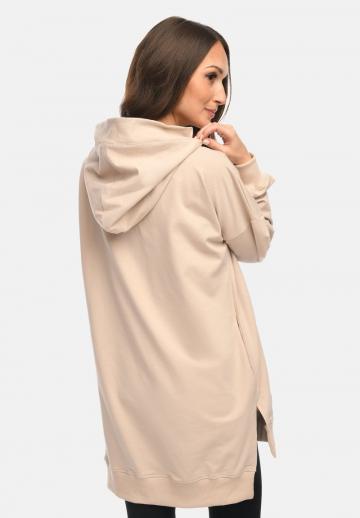 Пуловер с капюшоном