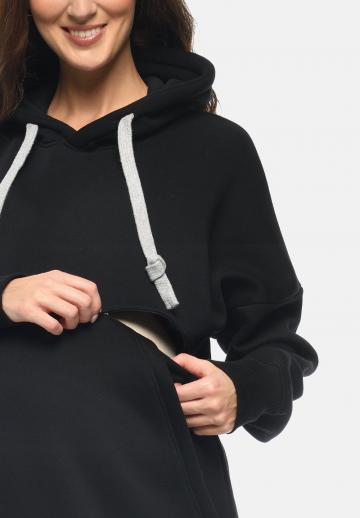 Пуловер с капюшоном