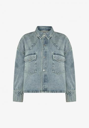 Джинсовая блузка