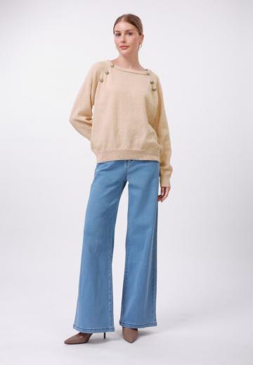 Длинный пуловер