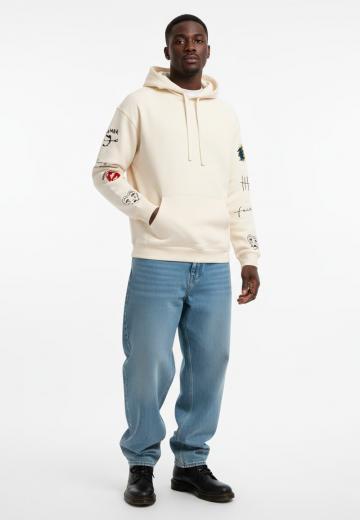 Пуловер с капюшоном