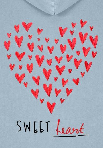 Пуловер с капюшоном