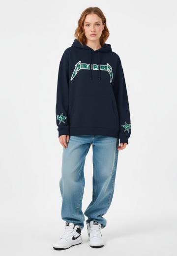 Пуловер с капюшоном