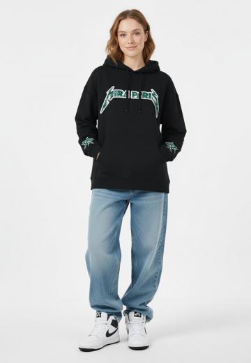 Пуловер с капюшоном