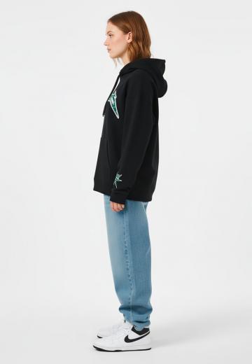 Пуловер с капюшоном