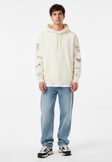 Пуловер с капюшоном