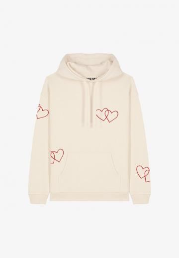 Пуловер с капюшоном