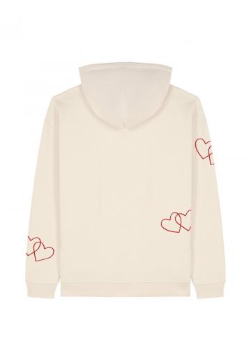 Пуловер с капюшоном