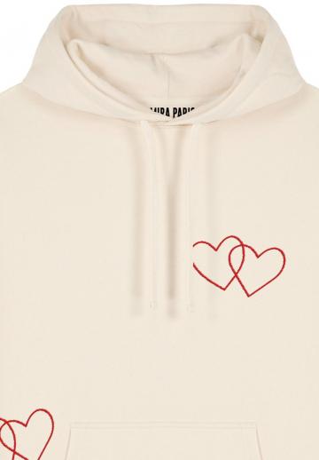 Пуловер с капюшоном