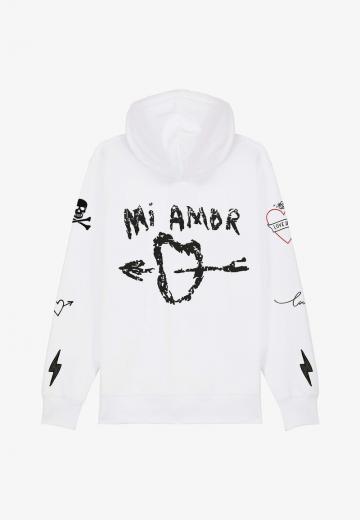 Пуловер с капюшоном