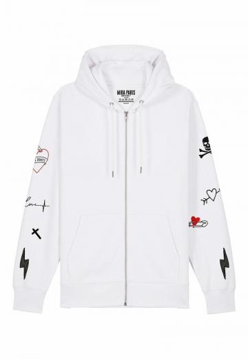 Пуловер с капюшоном