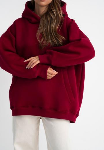 Пуловер с капюшоном