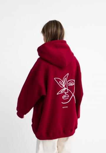 Пуловер с капюшоном