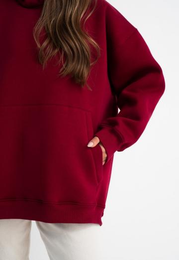 Пуловер с капюшоном