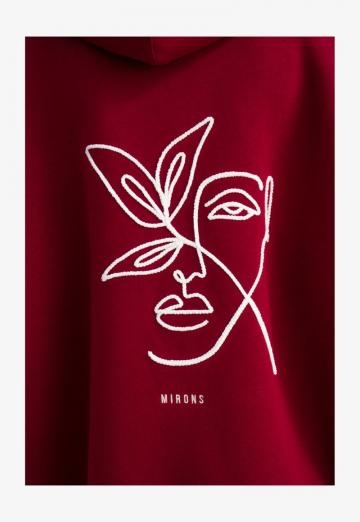 Пуловер с капюшоном