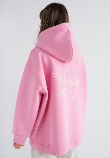 Пуловер с капюшоном