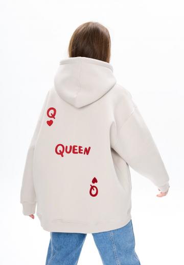 Пуловер с капюшоном