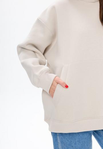 Пуловер с капюшоном