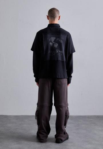 Поло с длинным рукавом