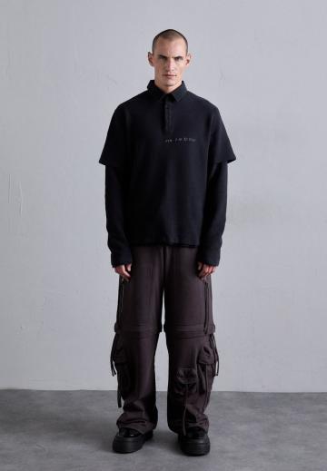 Поло с длинным рукавом