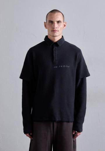 Поло с длинным рукавом