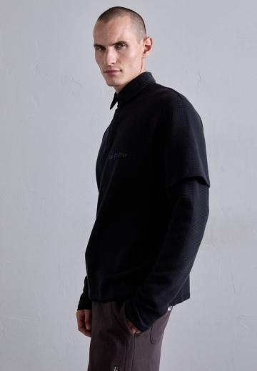 Поло с длинным рукавом