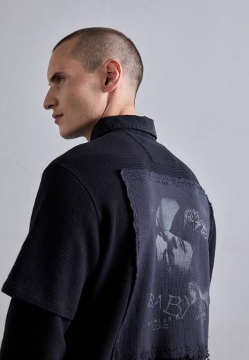 Поло с длинным рукавом