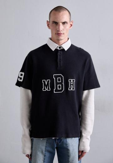 Поло с длинным рукавом