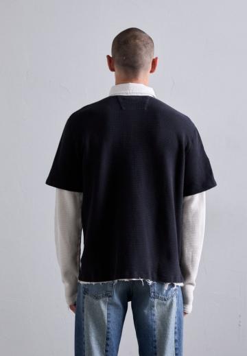 Поло с длинным рукавом