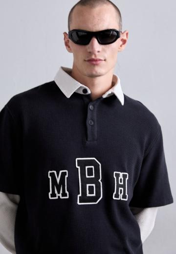 Поло с длинным рукавом