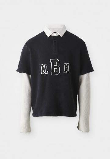 Поло с длинным рукавом