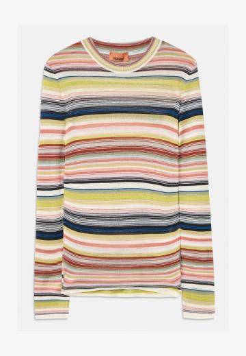 Пуловер в полоску