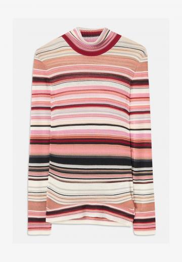 Пуловер в полоску