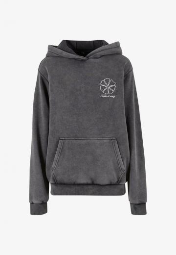 Пуловер с капюшоном