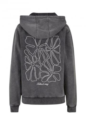 Пуловер с капюшоном