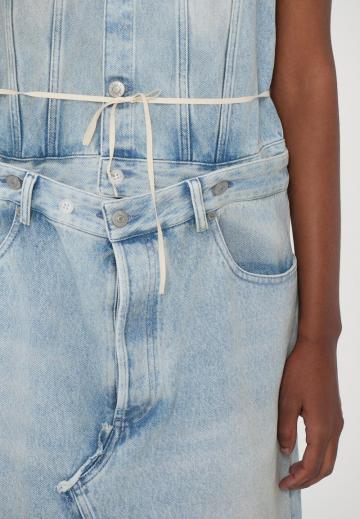 Джинсовая жилетка