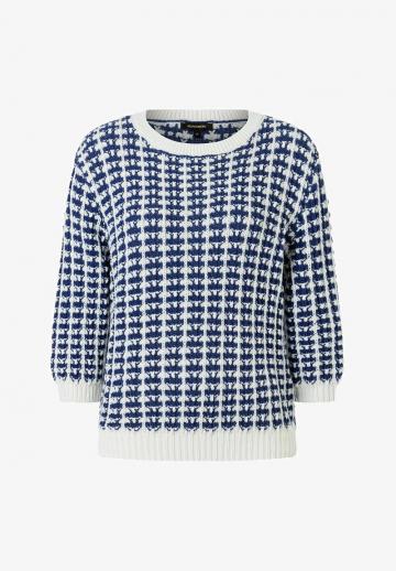 Пуловер с рукавом три четверти