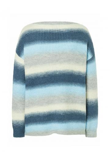 Пуловер в полоску