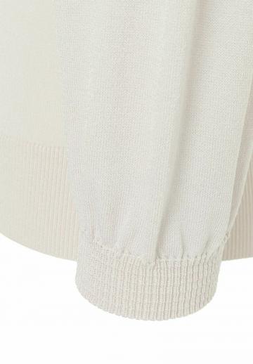 Пуловер с рукавом три четверти