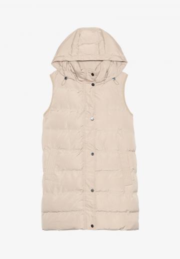 Длинный жилет